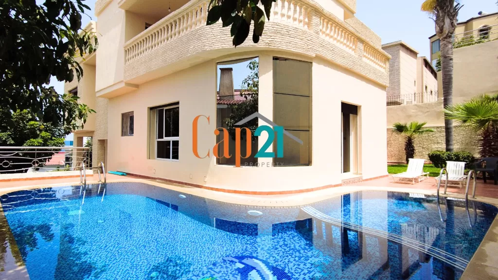Villa avec piscine vue sur mer à vendre à Bella Vista, Tanger